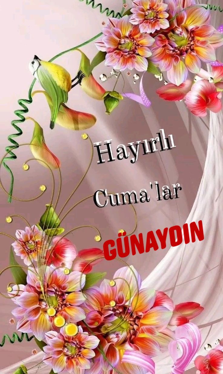 Güllü cuma mesajları resimli